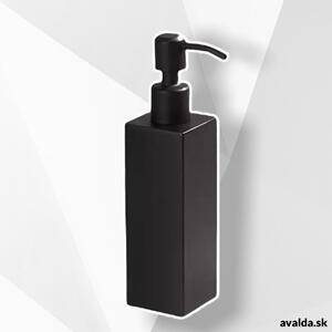 Moderný matný čierny dávkovač na mydlo 2 modely Blackie<span> - </span>Samostatne stojaci - Samostatne stojaci