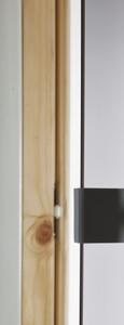 Vihtan dvere do sauny Limited celosklenené bronz 7x19, rám borovica