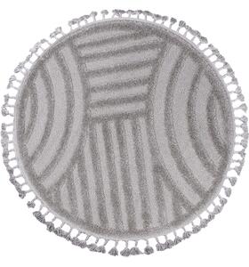 Koberec Berber 9754 L.GREY-K rozmery koberec: 120x120 cm