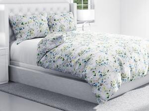 Biante Bavlnené posteľné obliečky Sandra SA-400 Mintovo-zelený eukalyptus Predĺžené 140x220 a 70x90 cm