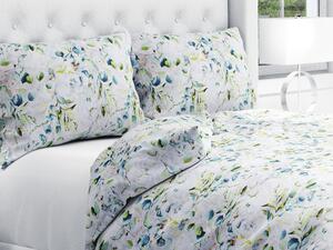 Biante Bavlnené posteľné obliečky Sandra SA-400 Mintovo-zelený eukalyptus Jednolôžko 140x200 a 70x90 cm