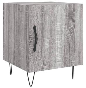 Nočný stolík sivá sonoma 40x40x50 cm kompozitné drevo