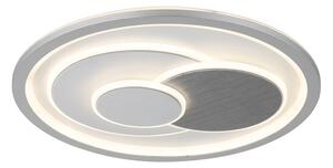 GLOBO 48469 RUIZ I stropné svietidlo D480mm LED 60W 2660lm 3000+4000+6500K strieborná, biela