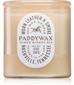Paddywax Vista Worn Leather & Smoke vonná sviečka 340 g
