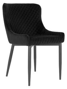 Dizajnová stolička Lapid čierny zamat - Skladom na SK