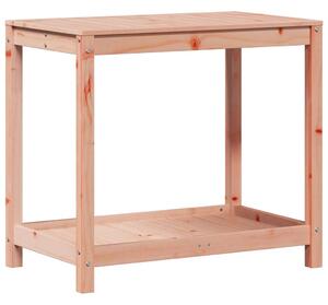 Stôl na presádzanie s policou 82,5x50x75 cm masívny douglas