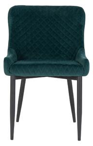 Dizajnová stolička Lapid zelený zamat