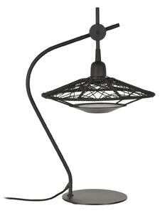 Stolové Lampa Forestier, Carpa, Čierna, Spálňa, Tkanina / Textil, Dizajnový
