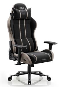 Látková herná stolička čierno-béžová Diablo X-One 2.0 Camel Black King