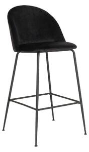 Dizajnová barová stolička Kristopher čierna