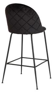 Dizajnová barová stolička Kristopher čierna