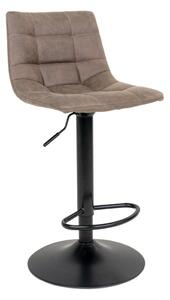 Dizajnová barová stolička Dominik svetlohnedá