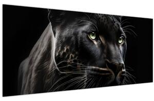 Obraz - Čierny panter (120x50 cm)