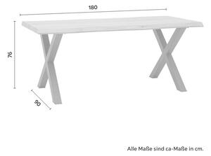 Jedálenský stôl Rico 180x90 Cm