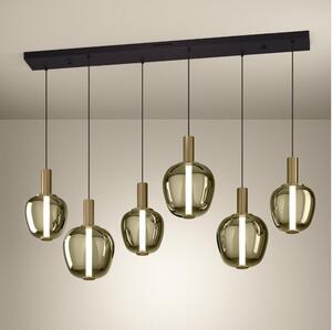 Eglo 390466 - LED stmievateľný luster FRUITERA 3xLED/5W/230V+3xLED/6,5W+ 6xLED/1,6W zlatý