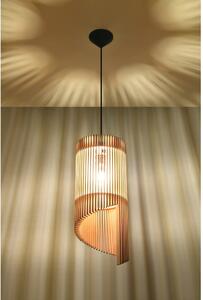 Drevené závesné svietidlo Nice Lamps Limpezia