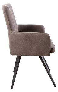 Dizajnová stolička Malik vintage taupe