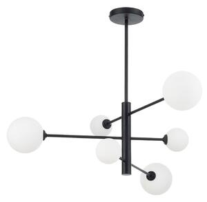 Luster na tyči DORADO 6xG9/40W/230V čierna