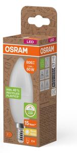 LED žiarovka z recyklovaného plastu B39 E14/7,5W/230V 2700K - Osram