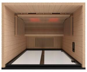Sentiotec fínska infrasauna ONNI small 1300x1040x2000mm