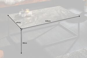 Keramický konferenčný stolík Sloane 100 cm taupe mramor