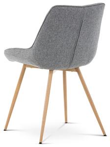 Jedálenská stolička JESSICA sivá/prírodná