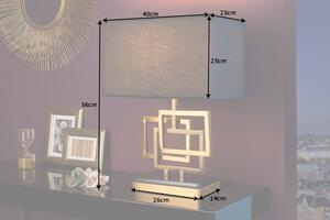 Dizajnová stolová lampa Calanthe 56 cm zlatá