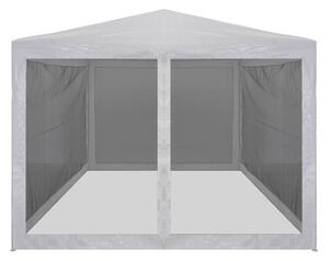 Párty stan so 4 sieťkovanými bočnými stenami 4x3 m