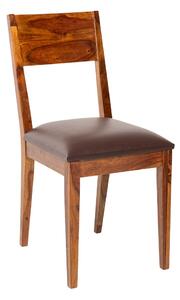 Dizajnová stolička Desmond Sheesham hnedá