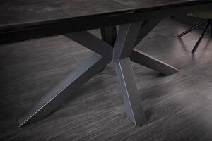 Dizajnový rozťahovací keramický stôl Age II 180-225 cm láva