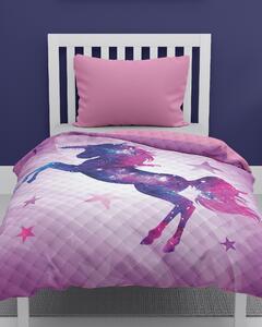 Detexpol Luxusný prehoz na posteľ 170x210 cm - Unicorn pink