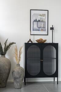 Dizajnová vitrína Lalette 90 cm čierna