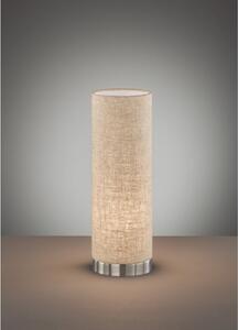 Béžová stolová lampa s textilným tienidlom (výška 35 cm) Thor – Fischer & Honsel