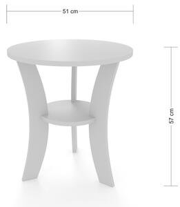 Příruční stolek kulatý Wati Olše světlá
