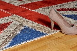 Obsession koberce Ručne tkaný kusový koberec Spirit 551 UNION JACK - 200x290 cm