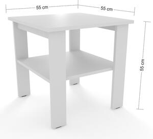 Malý stolek Teria čtvercový - Dub Sonoma