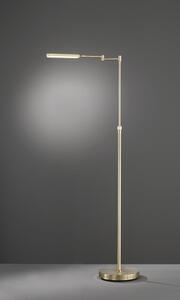 LED stojacia lampa v zlatej farbe s kovovým tienidlom (výška 130 cm) Nami – Fischer & Honsel