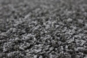 Vopi koberce Kusový koberec Color Shaggy šedý srdca - 120x120 cm