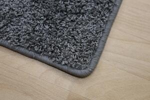 Vopi koberce Kusový koberec Color Shaggy sivý štvorec - 300x300 cm