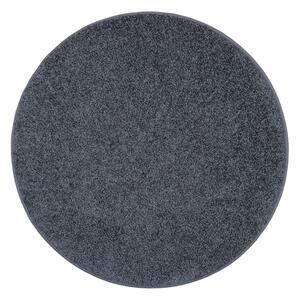 Vopi koberce Kusový koberec Color Shaggy sivý guľatý - 120x120 (priemer) kruh cm