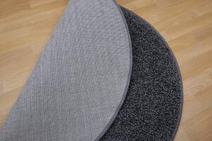 Vopi koberce Kusový koberec Color Shaggy sivý guľatý - 200x200 (priemer) kruh cm
