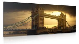Obraz západ slnka nad Tower Bridge