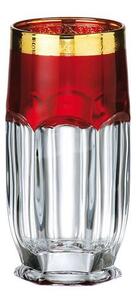 BOHEMIA SAFARI RUBIN POHÁR NA VODU 300 ML SADA 6 KS