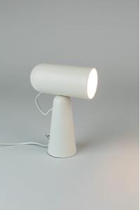 Biela stolová lampa White Label Vesper