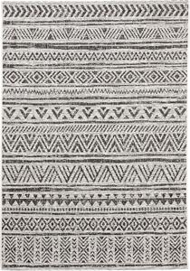 MOOD SELECTION Exteriérový koberec Cleo White/Black - koberec ROZMER CM: 300 x 400
