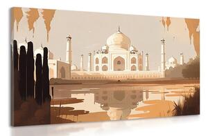Obraz indický Taj Mahal Varianta: 120x80