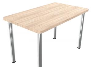 Jedálenský stôl 120 x 70 cm Lomes Alaska bílá