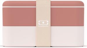 Desiatový box Monbento Original Pink/Moka 1 l