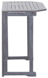 Skladací balkónový stôl 90x50x74 cm akáciový masív