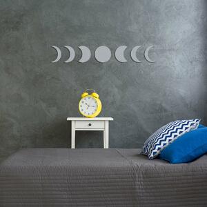 DUBLEZ | Drevená nálepka na stenu - Fázy mesiaca